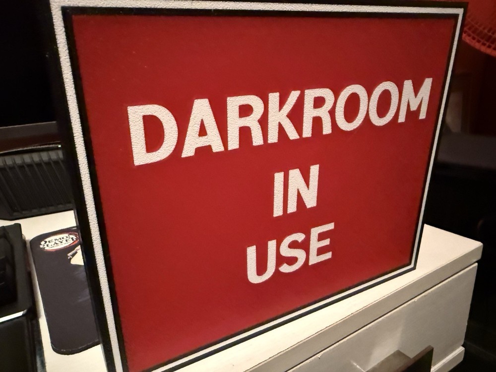 Darkroom In Use LED Light Box