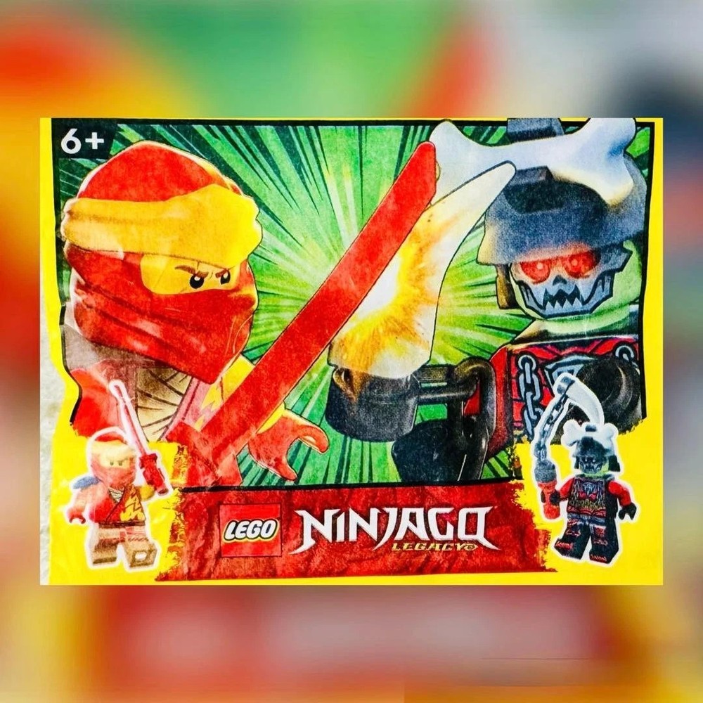 LEGO 112324 Kai vs Bone King Paper Bag 2 Minifigures