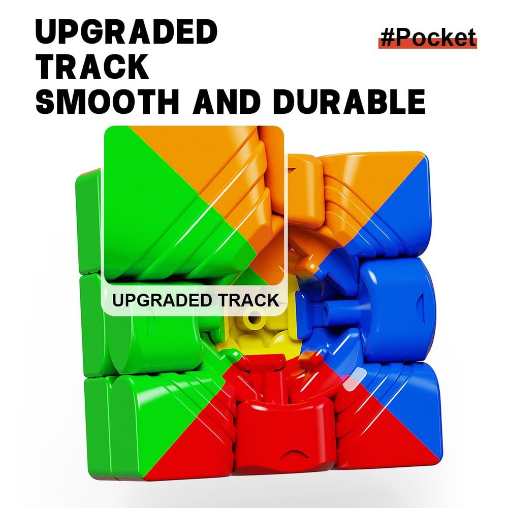 Pocket Cube 3x3 Speed Magnetic Magic 48 Magnets Mini