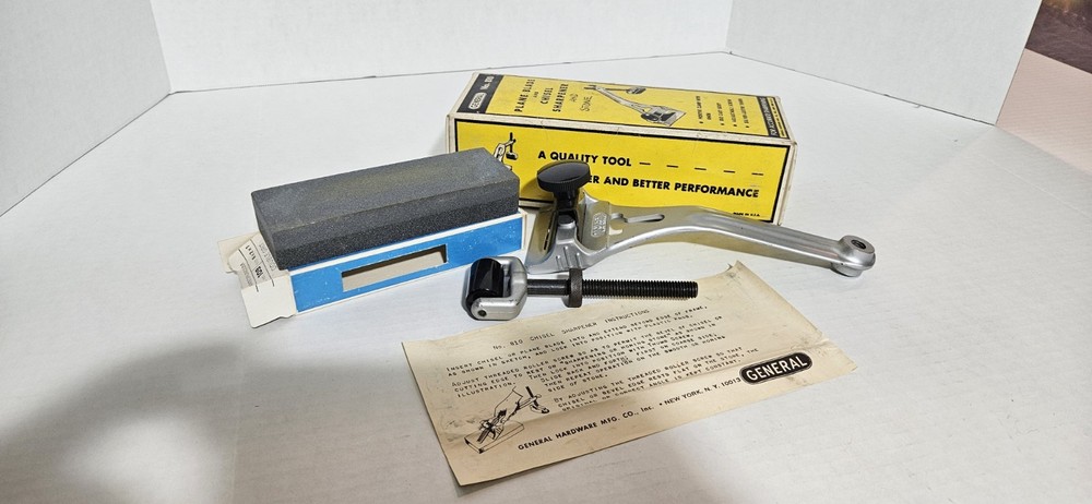 General Tools No. 810- Plane Blade And Chisel Sharpener With Stone