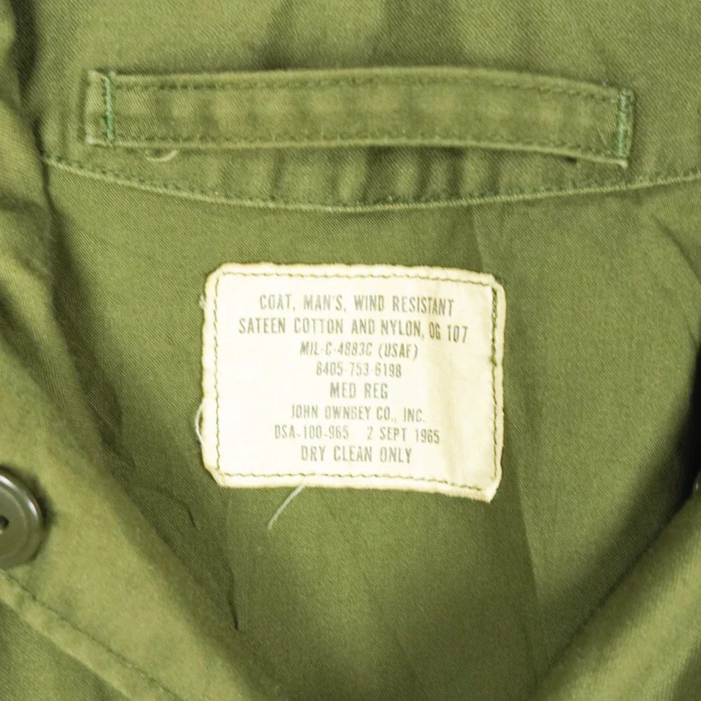 US Air Force OG 107 Wind Resistant Sateen Jacket - Medium Regular