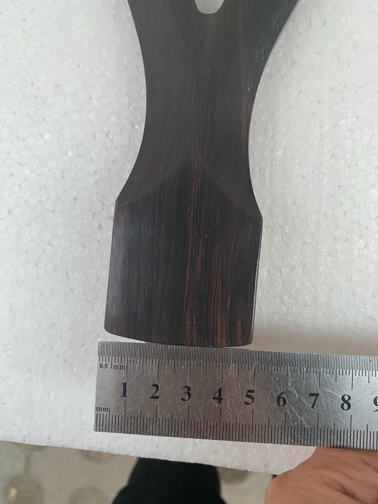 Solid ebony tailpiece for Jazz archtop guitar