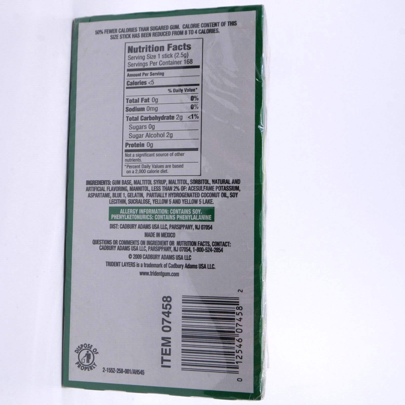 12 packs Trident Layers Green Apple + Golden Pineapple GUM *Collectible* sealed