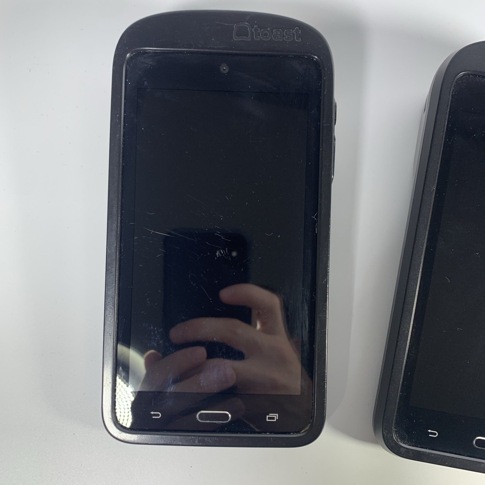 Three (3) Untested/AS-IS Toast GO 1 (TG100) Handheld POS CC Reader - No Charger