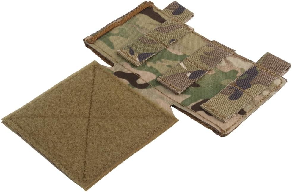 Tactical Chest Rig Side Saddle Pair,Hoop and Loop Expander Wing Side Entry Panel