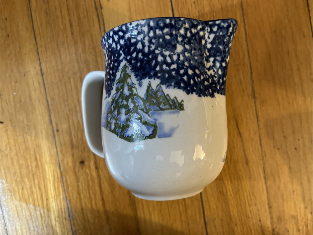Thomson Pottery Snowman Sugar & Creamer