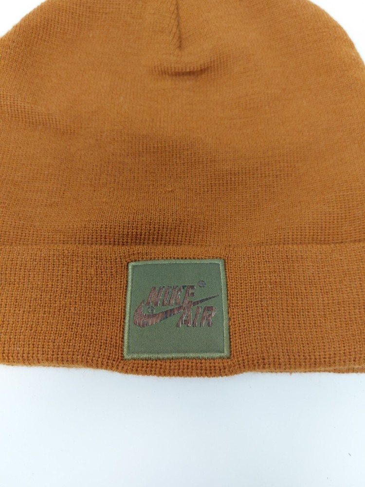Nike Air Patch Logo Beanie Burnt Sienna Hat Cap