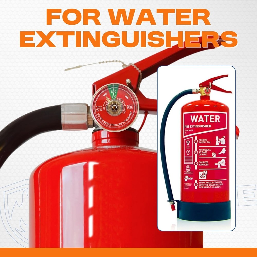 Durable 100 PSI Replacement Pressure Gauge for Fire Extinguishers