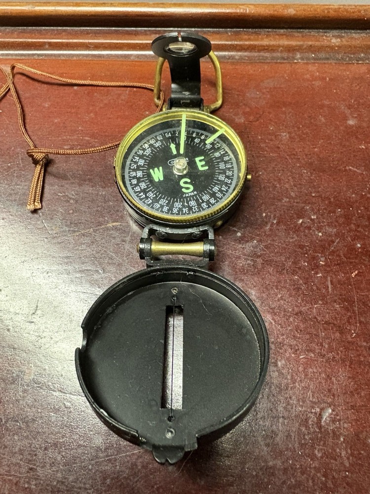 Vintage Lensatic Compass
