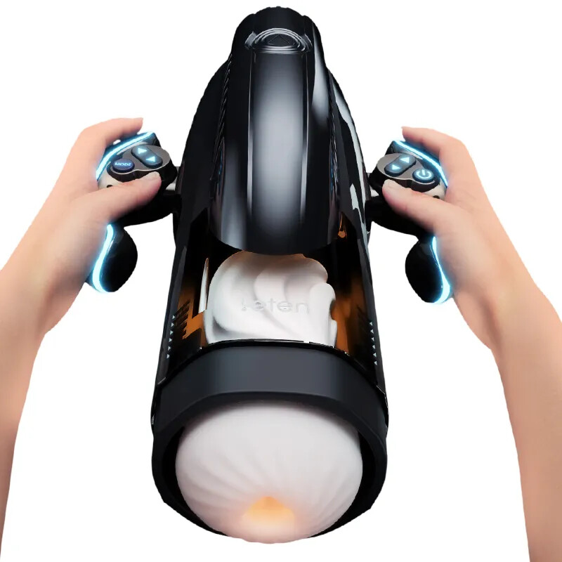 Automatic Handsfree Male Masturbaters Telescopic Thrusting Cup Stroker Lubricant