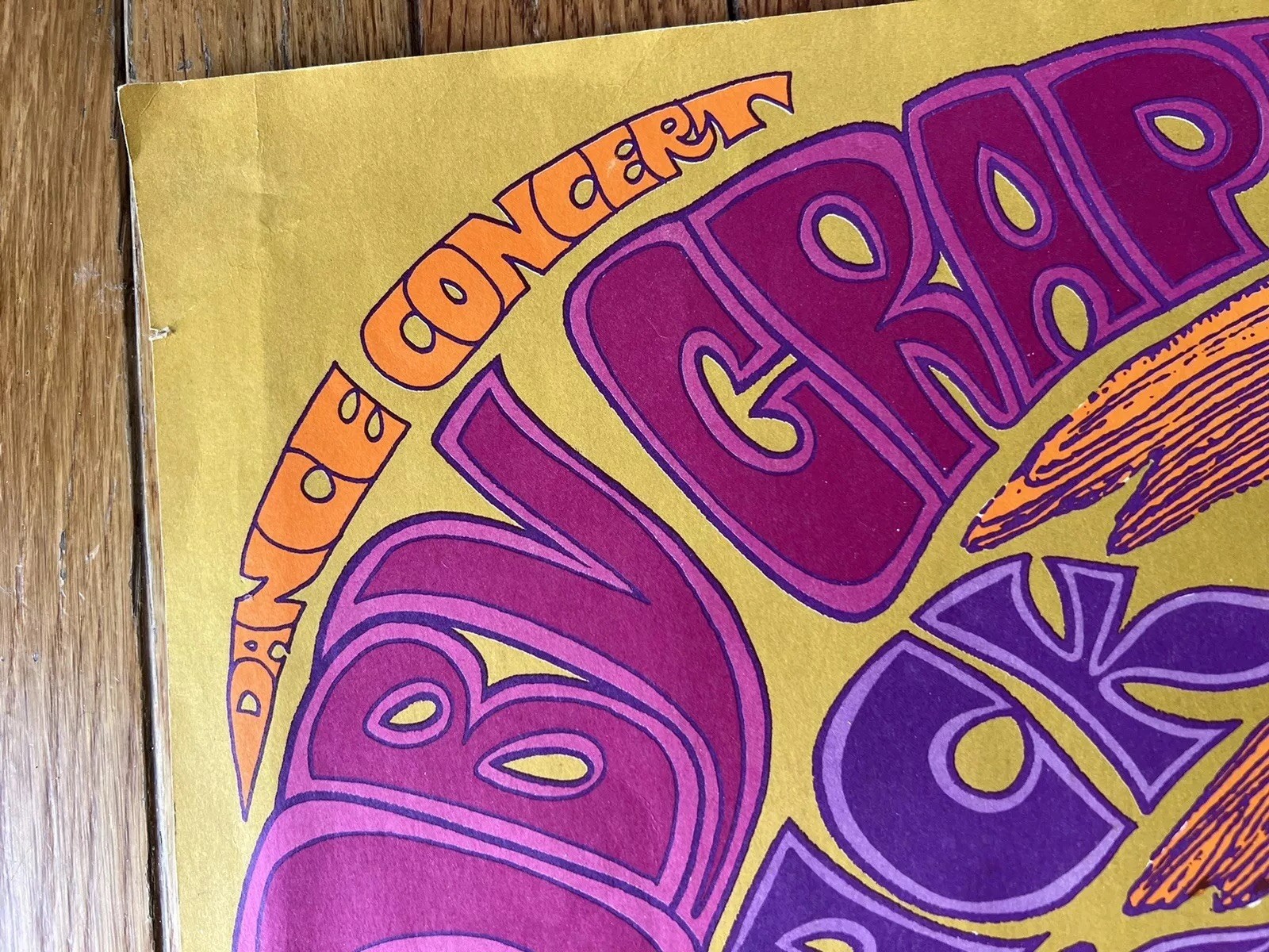 JANIS JOPLIN BIG BROTHER AND THE HOLDING COMPANY AT THE ARK VINTAGE POSTER 1967