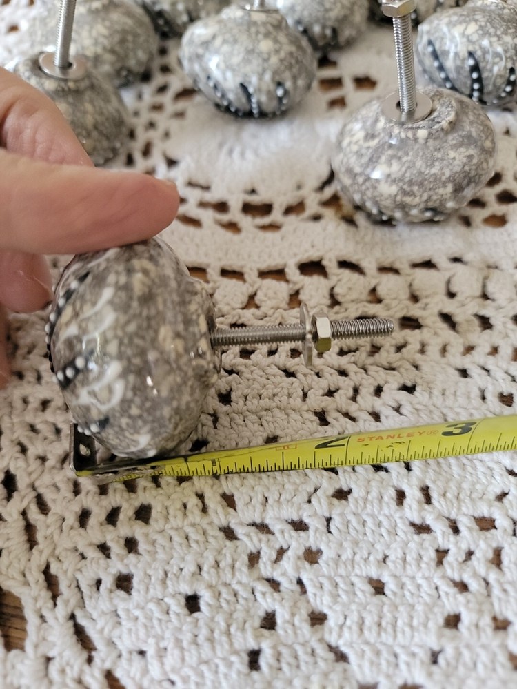 21 Starburst Stoneware Pottery Drawer Pulls Cabinet Knobs