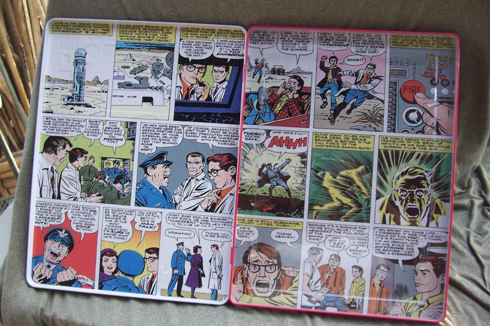 Comic Book Hinged "Protector" Tin
