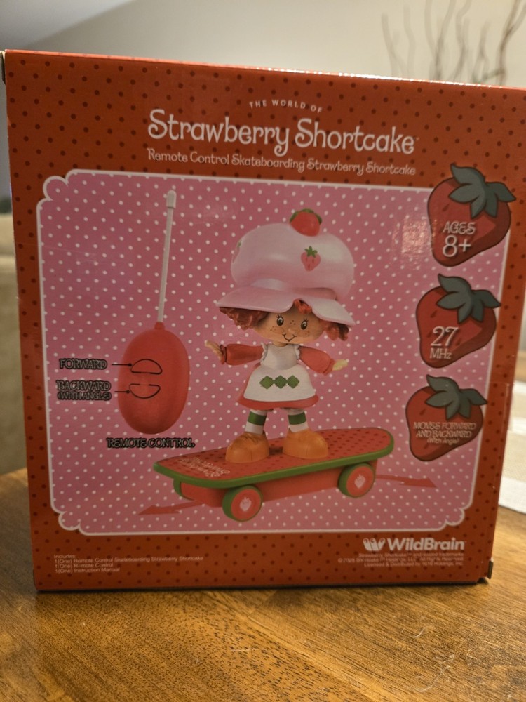 NEW, REMOTE CONTROL SKATEBOARDING STRAWBERRY SHORTCAKE