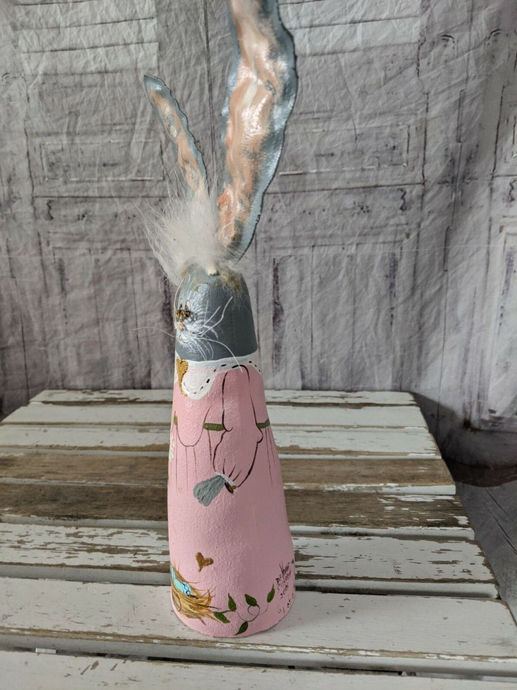 devonne schuett Easter bunny rabbit decor handmade artisan large