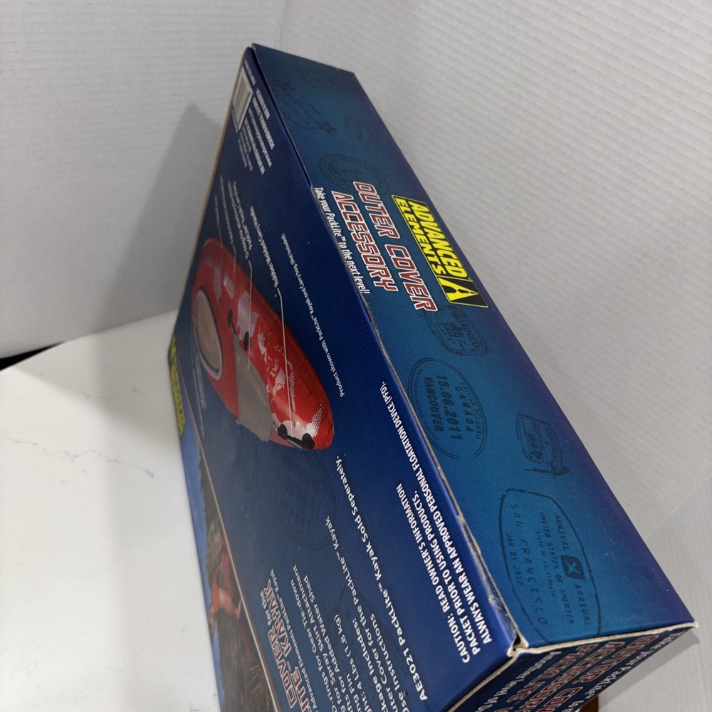 Advanced Elements Outer Cover for Packlite Kayak Red Silver New In Box Sealed