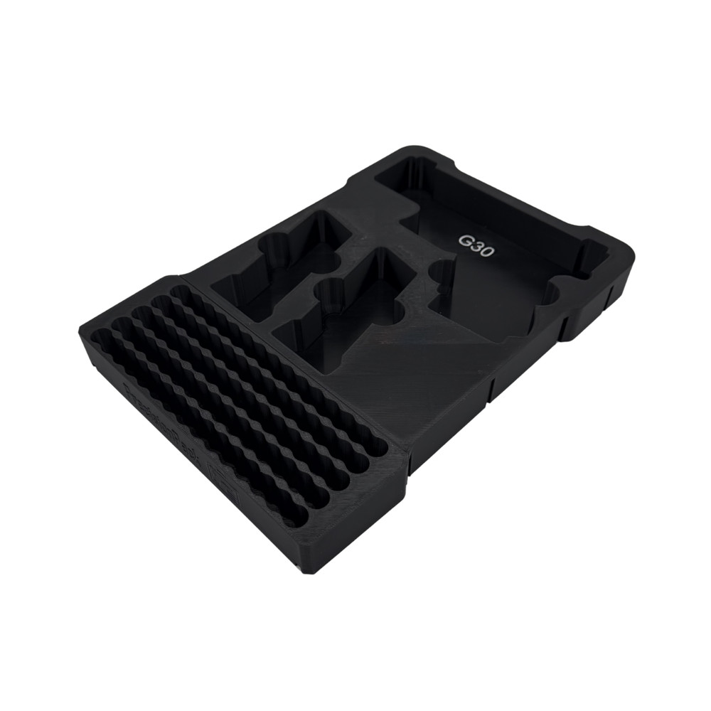 Glock 30 Insert for Milwaukee Packout – Holds 2 Mags + 75 Rounds