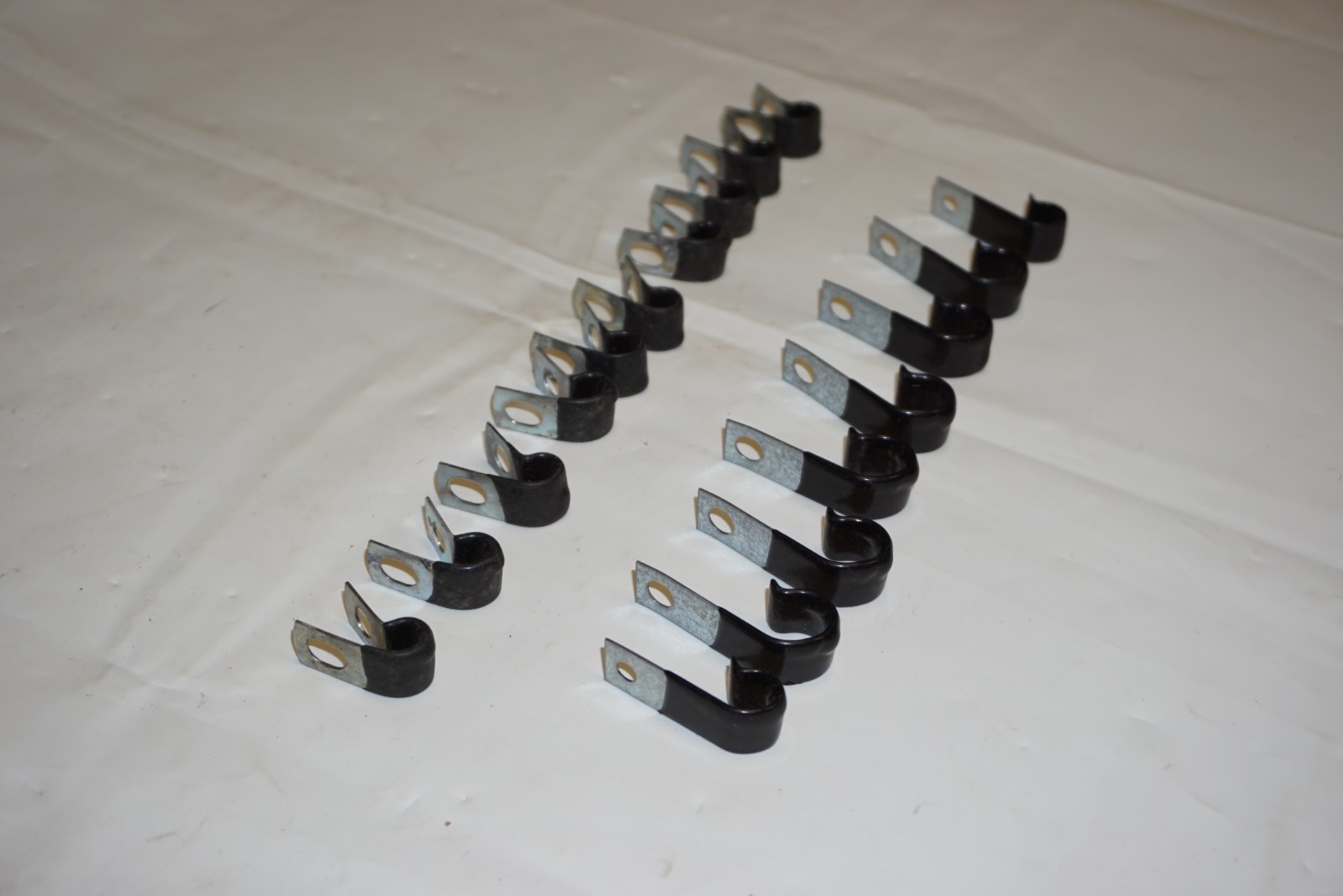 63 64 65 66 67 C2 Corvette Metal Wire Harness J Clips & Fuel Line Clips