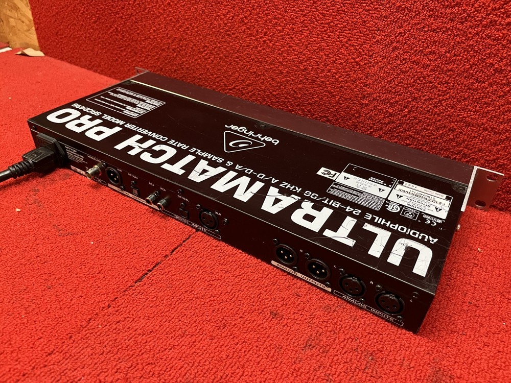 Used Behringer Ultramatch Pro SRC2496 AD/DA Sample Rate Converter Good Condition