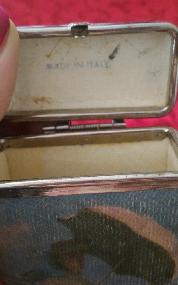 Vintage Fabric Cigarette Case
