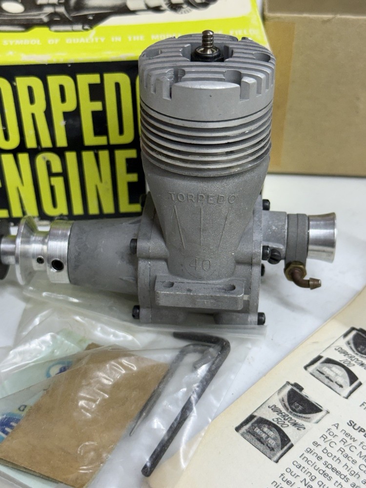 Vintage K&B Torpedo 40 Model Airplane Engine