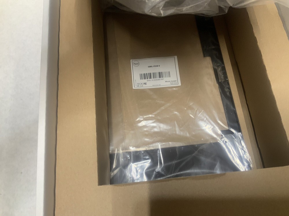 iRoom iDock ejectable iPad Motorized Wall Mount & Back Box Lighting Plug Black