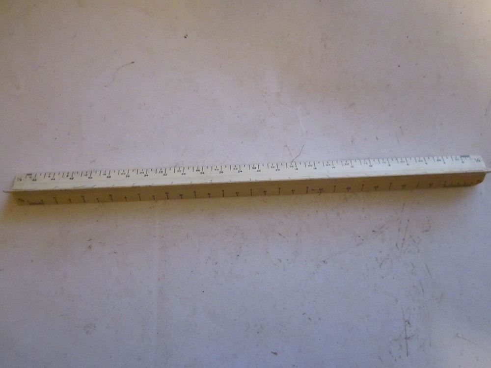 Sterling MFG Co. 3-Sided Triangular Engineer Drafting Scale Ruler