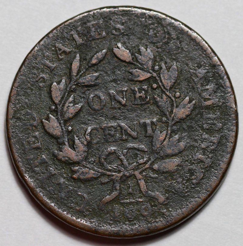 1803 Draped Bust Large Cent - Corrosion - US 1c Copper Coin