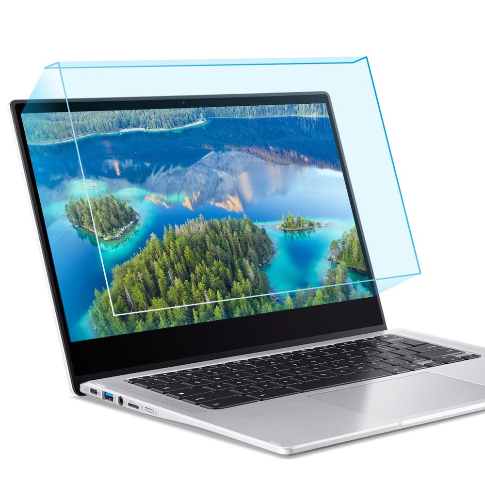15.6 Inch Blue Light Blocking Laptop Screen Protector Panel, Eye Protection H...