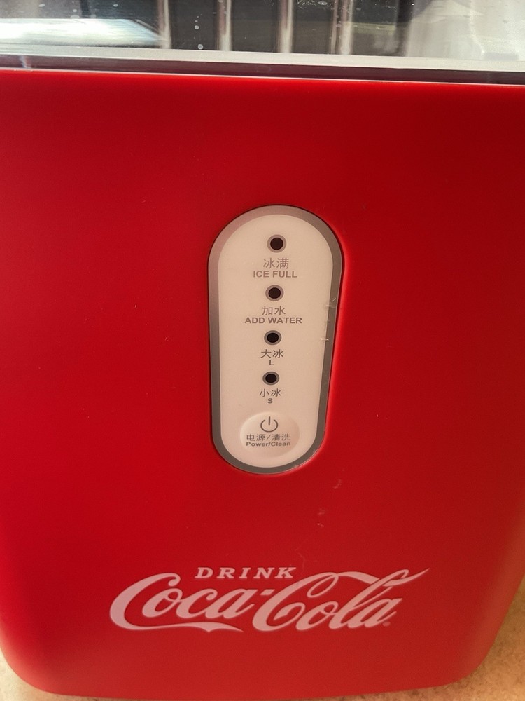 Coca-Cola Automatic Ice Maker, Self- Cleaning, Countertop 26 Lb