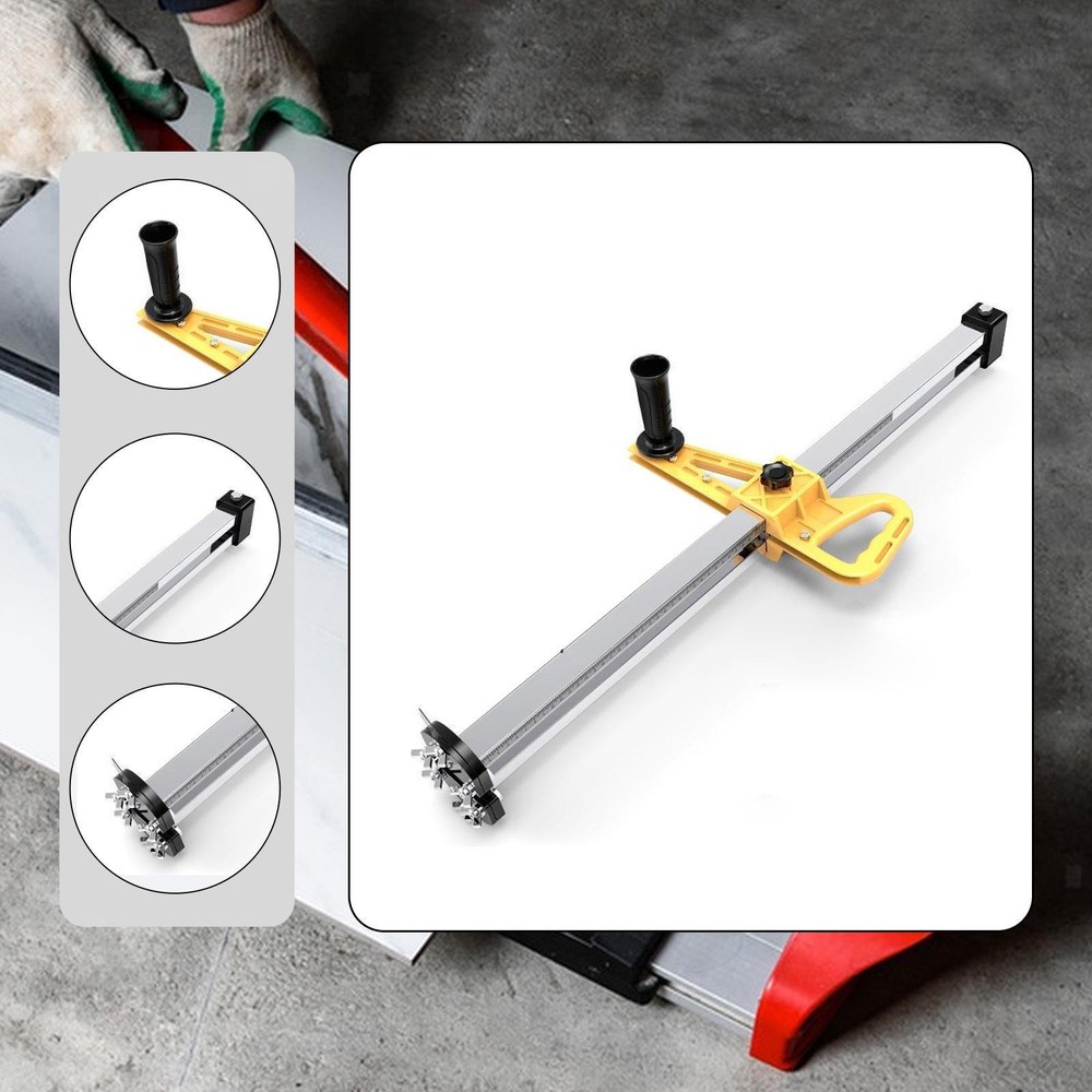 Drywall Cutting Tool Double Handle with Measures Silent Drywall Cutter Tool