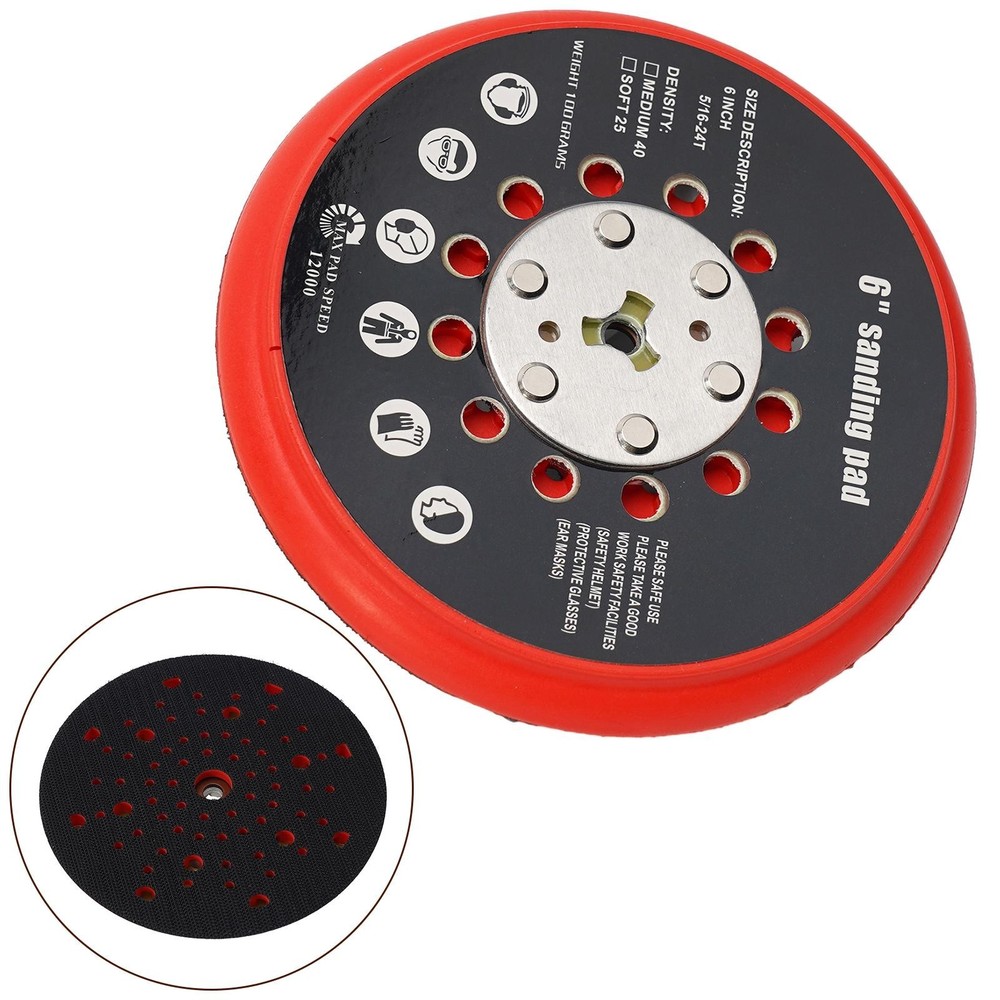Backing Pad RSM6046 Replace Sanding Discs Sanding Tools 6inch Efficient