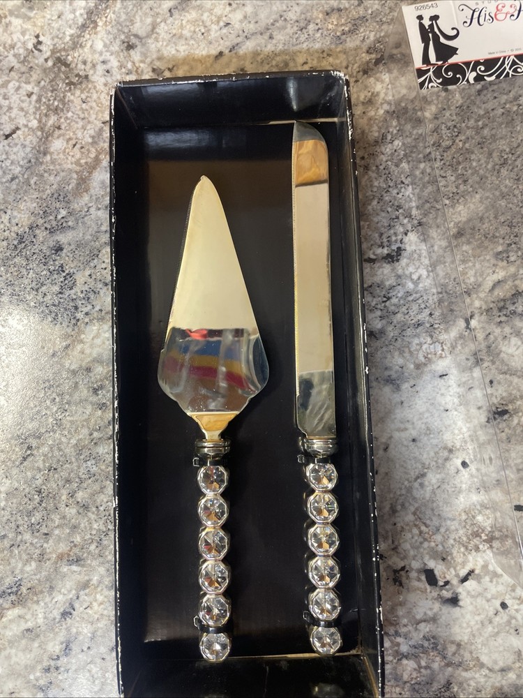 2010 His & Hers Wedding Serving Set