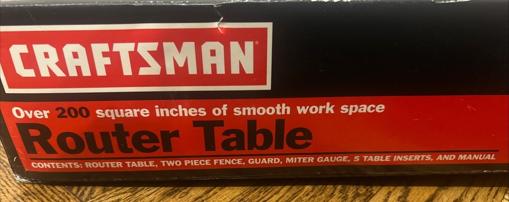 Craftsman Router Table 926460, NOS Unopened Box