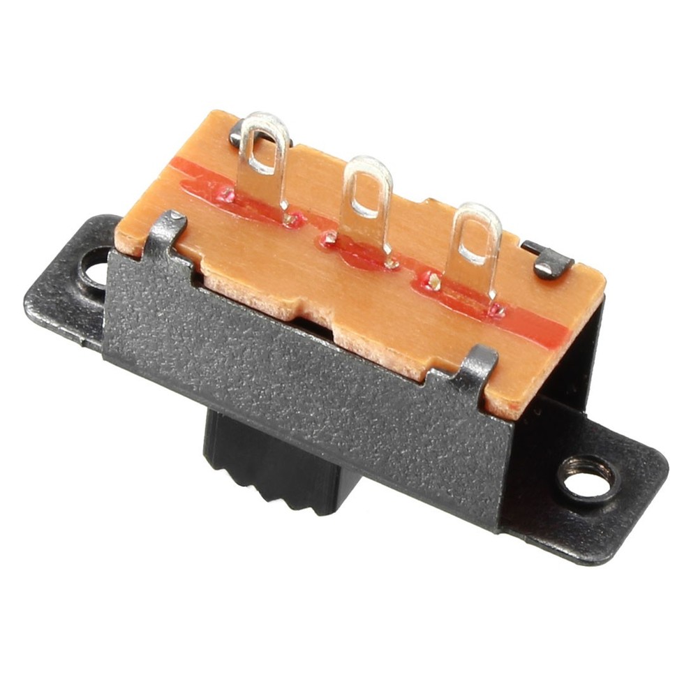 10pcs 5mm Vertical Slide Switch SPDT 3 Terminal PCB Panel Hitch