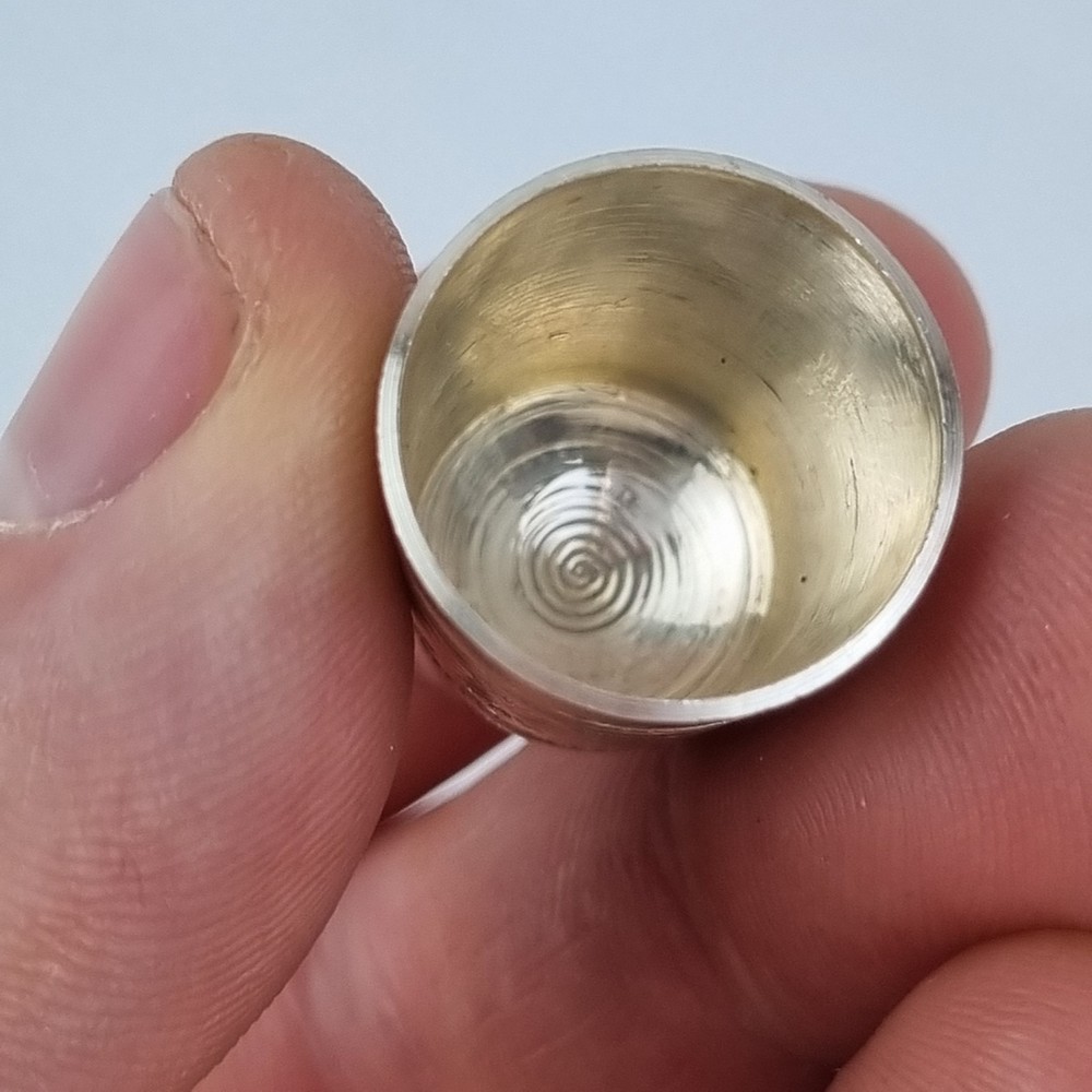 Solid Silver Thimble Birmingham 1999 Swann Thimbles