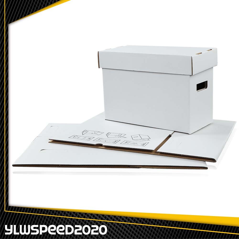 Comic Books Storage Boxes Short Holds 150-175 Stackable Durable Archive 10PCS