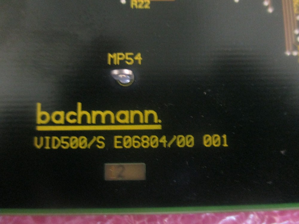 Bachmann Model: VID500/S Board <