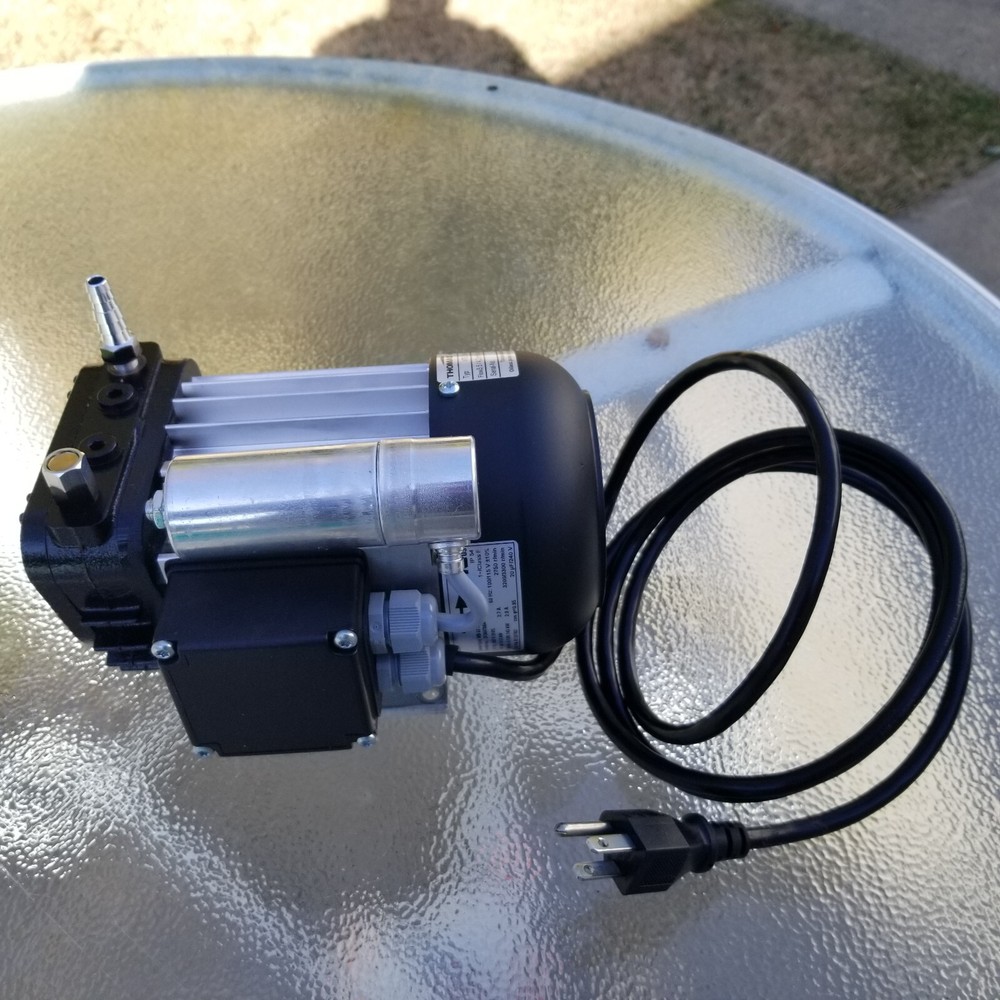 Thomas Picolino VTE3 Rotary Vane Pump and Compressor, 110 VAC input