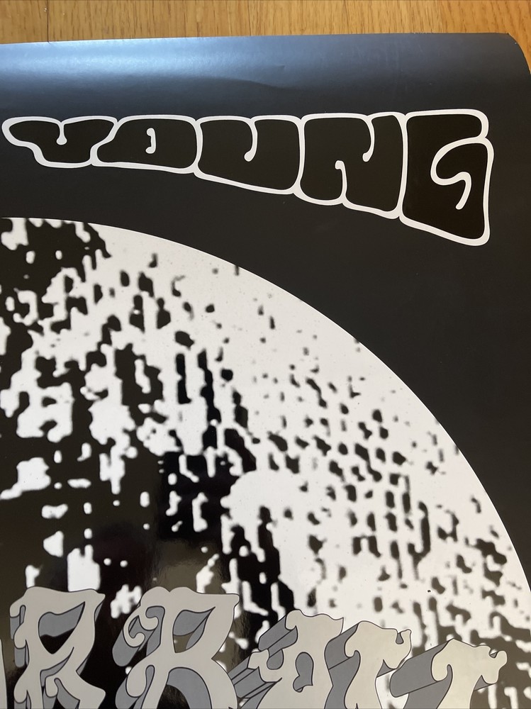 1995 Neil Young Mirror Ball Poster