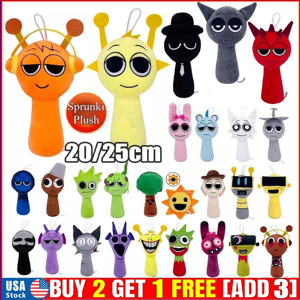 Sprunki Plush Toy Simon Oren Winda Sprunki Character Doll Plush Toy Xmas GiTL