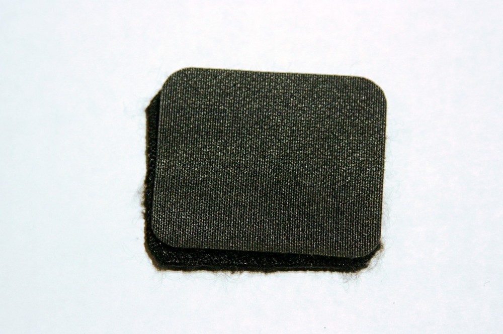 V - "Velocity Systems" Tactical Morale Patch Black & White PVC *NEW Hook & Loop