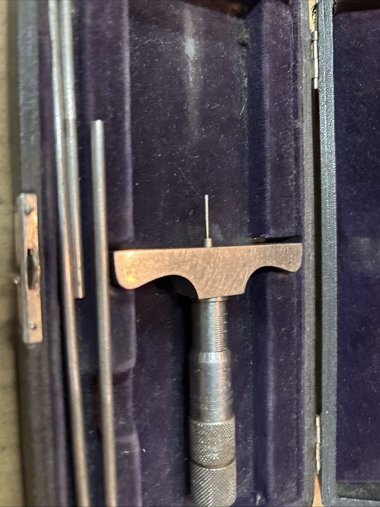 Brown And Sharpe 0-3 Inch Depth Micrometer