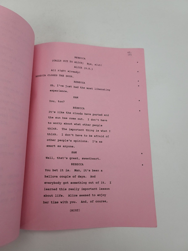 CHEERS / Brian Pollack 1989 TV Script, Stack Pierce "Sammy and the Professor"