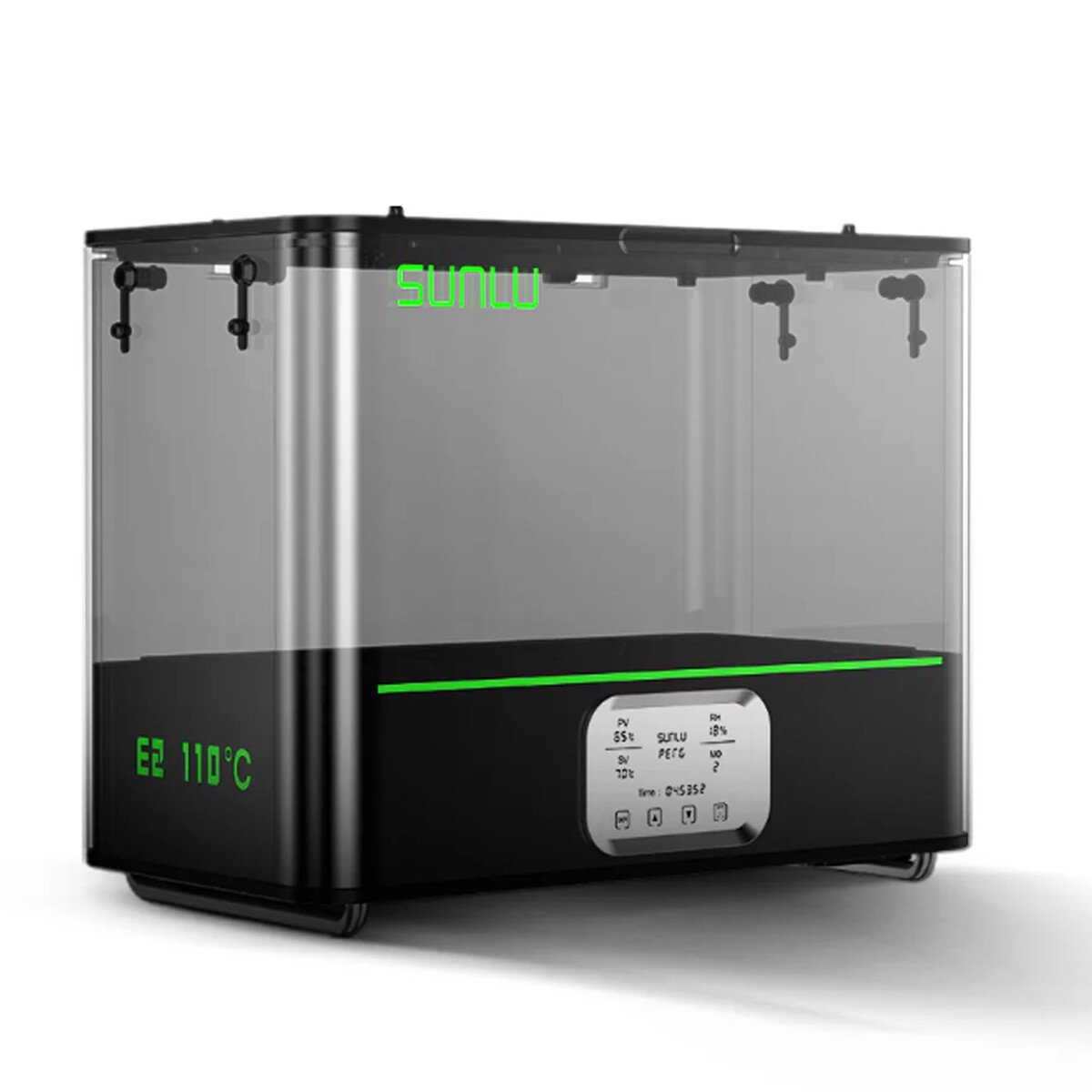 SUNLU E2 Filament Dryer Box,Up to 110℃,Support Annealing,For PA PLA PETG PC-ABS