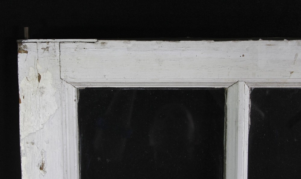 Reclaimed White Wood Frame 18 Pane Window