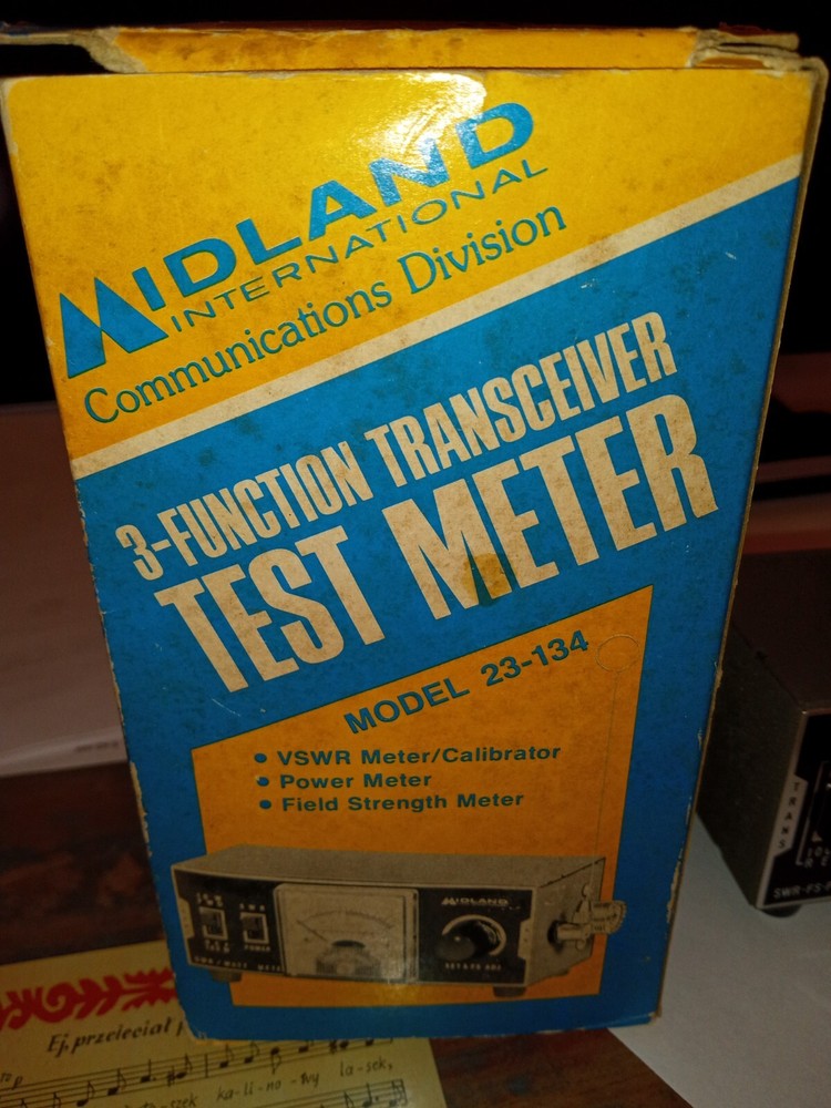MIDLAND SWR-FS POWER METER 23-134