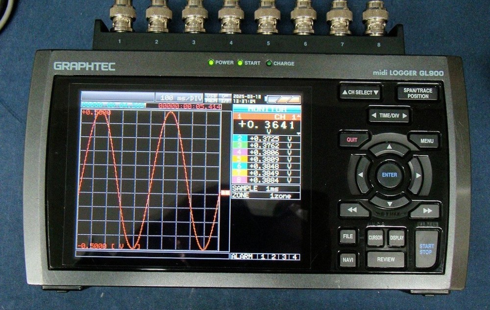 GRAPHTEC GL900 Date Midi Logger Handy Data Logger midi LOGGER