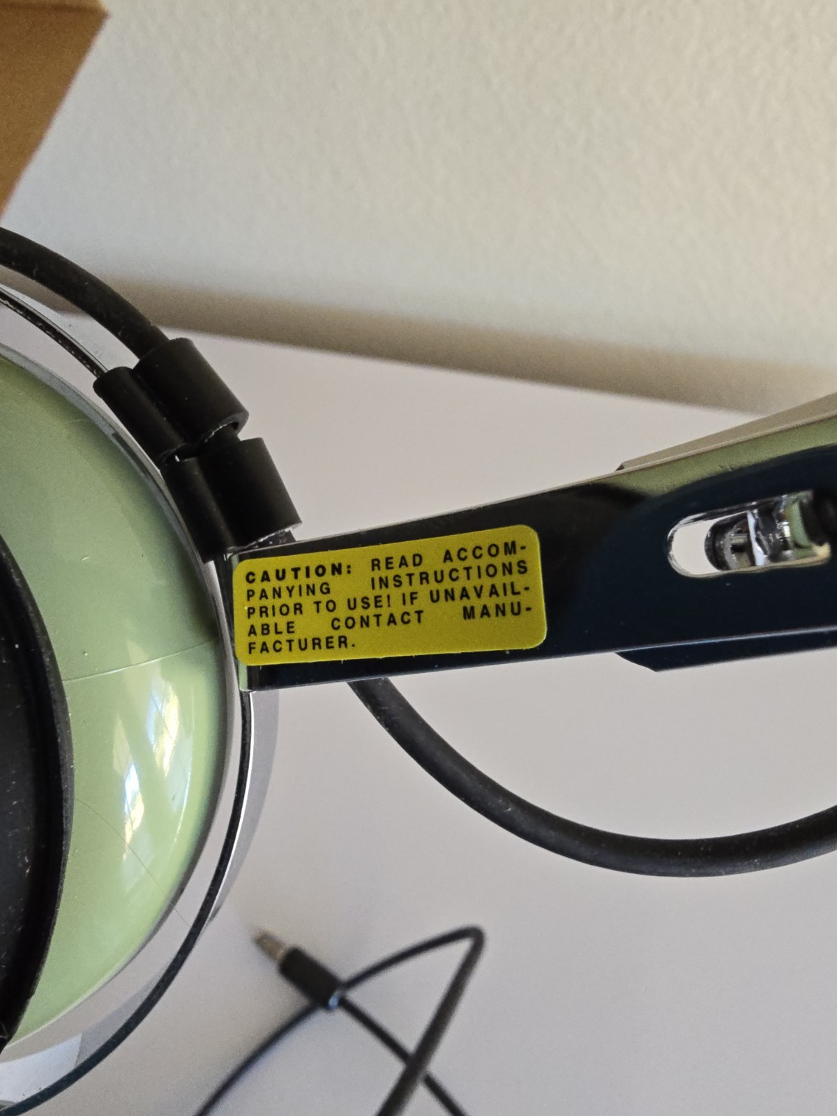 David Clark Headset Model H7030 Aviation Headset with Microphone