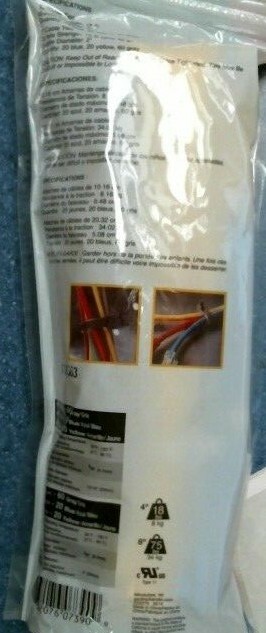 Gardner Bender 10095VDV 4" & 8" Assorted Cable Ties, FREE SHIPPING